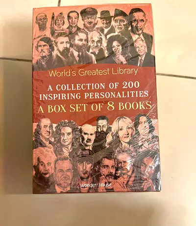 Worlds Greatest Library — A Collection of 200 Inspiring Personalities (Box set of 8)