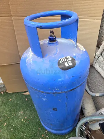 Used 26.3 kg Blue LPG Gas Cylinder