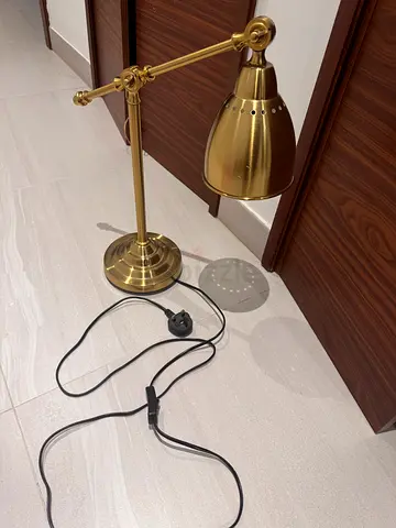 Brass Adjustable Desk/Reading Lamp - Good Condition