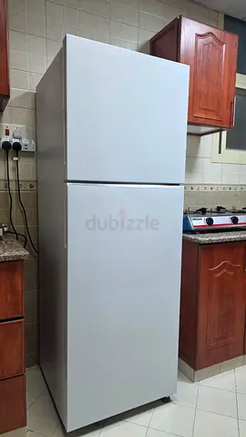 Samsung White Double-Door Refrigerator - As good as new