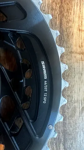 SRAM Red 46/33T 12-speed Quark power meter chainring set