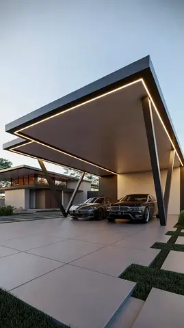 Car parking shed and pargola