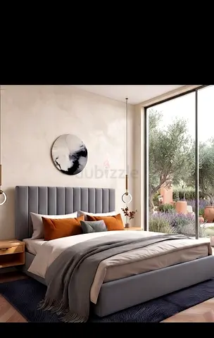 stylish queen size bed