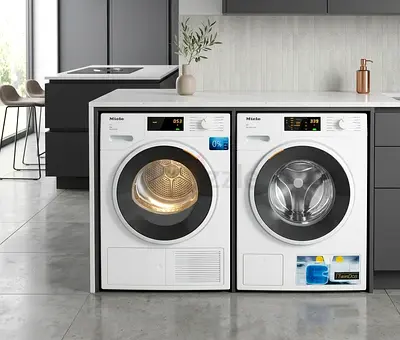Miele WWG660WCS 9kg Washer Dryer Set – Latest Model, Separate Units, Premium German Quality