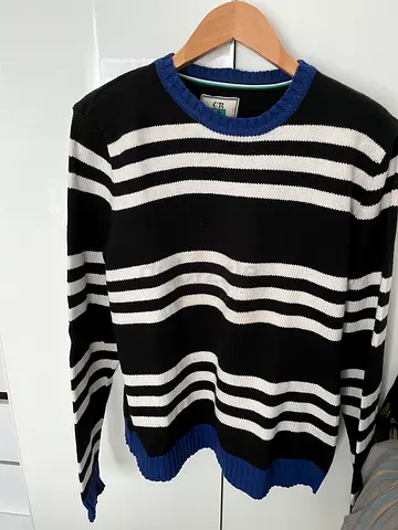 Nautical men’s cotton jumper