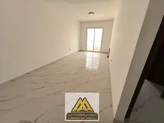 Annual rent in Al Mowaihat 1: Brand-new 1BR apartment with hall, balcony, 2 bathrooms, central AC, A