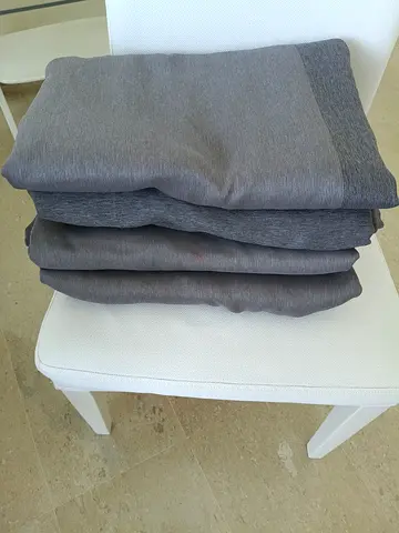 IKEA light blocking Grey Fabric Curtains