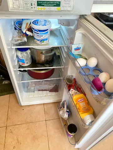 Small single-door refrigerator - light used, working condition