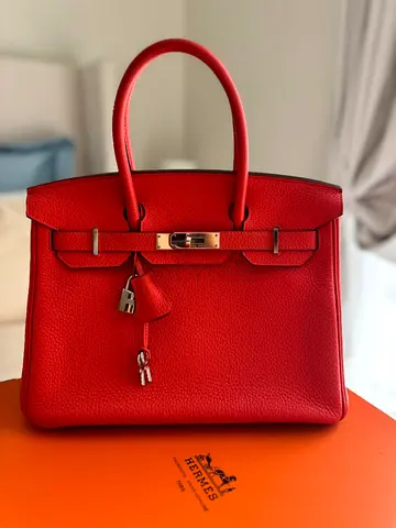 Hermès Birkin leather handbag