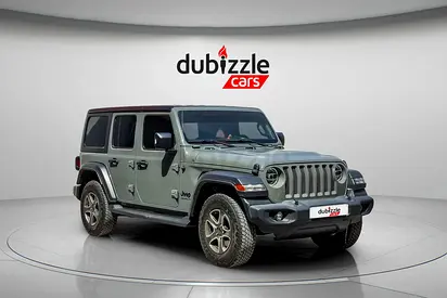AED 1884/month | 2023 Jeep Wrangler Unlimited Sport | GCC Specs | Ref#471452