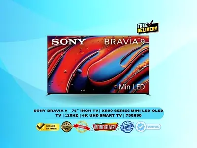 Sony BRAVIA 9 – 75″ Inch TV | XR90 Series Mini LED QLED TV | 120Hz | 4K UHD Smart TV | 75XR90