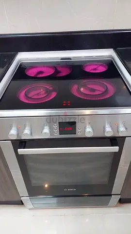 Bosch Digital Clock 4 Burner Electric Cooker 60cm
