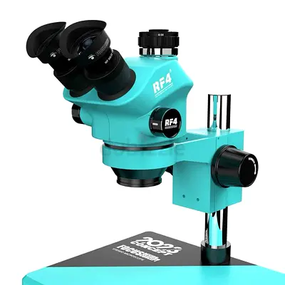 Stereo Trinocular Microscope RF4 6555 - Trinocolar Microscope Head with Stand (Like New)