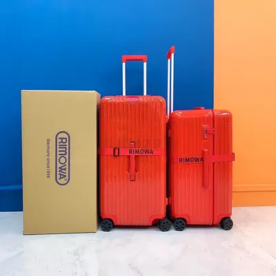Rimowa Red 2-piece Suitcase trunk sets super master quality
