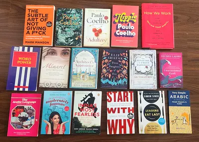 Collection of 18 Mixed English Paperback Books - Fiction, Self-help, Business, Travel More