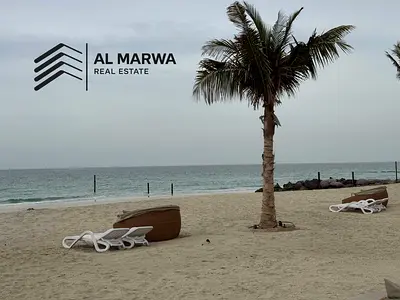 Private Beach || Luxury 2BR + Maids Room || Fully Furnished || Chiller Free || Parking Free || All