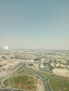 Annual rental in Al Taawun, Sharjah. Spacious 2-bedroom apartment with living room, 3 bathrooms, ce