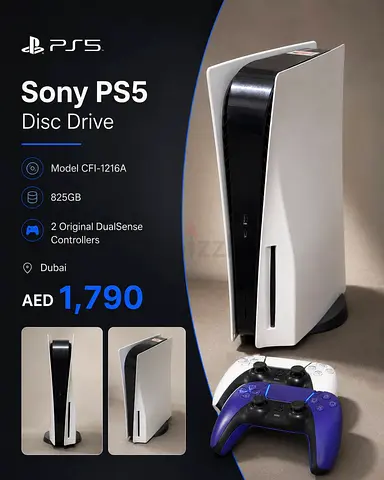 Sony PlayStation 5 Console - Standard Edition (Disc) - Good Condition