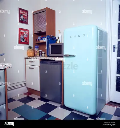 Smeg Retro Refrigerator Pastel Blue FAB28