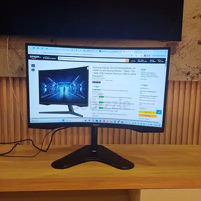 Samsung LC27G55TQWRXEN 27 Odyssey G5 Curved Gaming Monitor QHD 144Hz Universal Stand Free Delivery