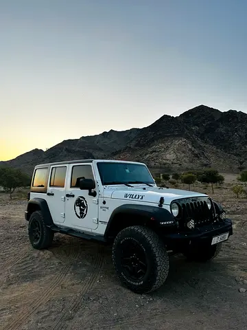 Jeep Wrangler Willys Wheeler 2017 | GCC Specs | Well Maintained