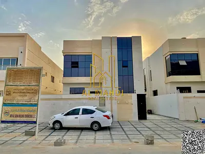 فرصة امتلاك فيلا احلامك تصميم مودرن مع مسبح و شامل رسوم التسجيل قريبة من المسجد و بسعر قابل للتفاوض