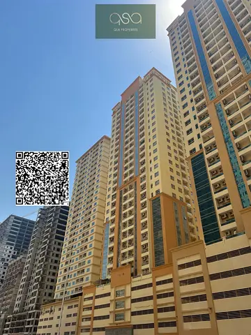 1BHK Apartment with Parking for Rent in Majestic Tower C3 — Emirates City Ajman