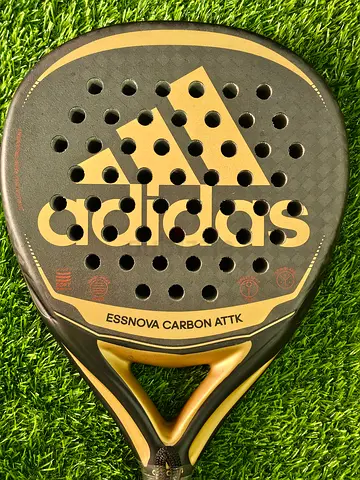 Adidas Essnova Carbon 6K ATTK Padel Racket - Black/Gold