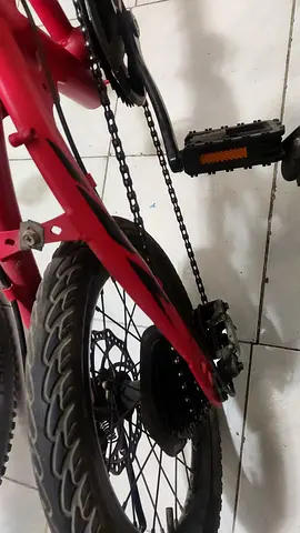 Used red mountain bike - good condition, single owner