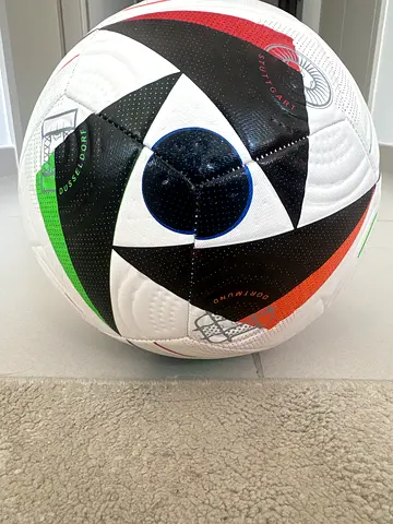 Used white/black patterned football - good condition