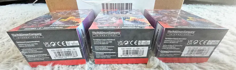 3 X Destined Rivals Pokémon Booster Bundle Boxes Factory Sealed Brand New