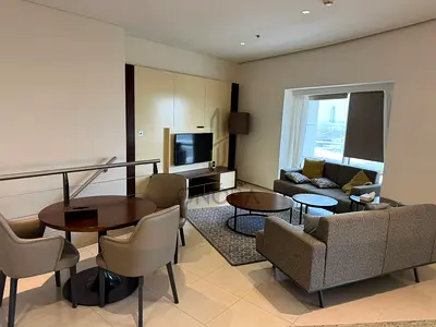 Furnished 1BR Apartment for Rent in Park Place, Trade Center First | 904 sq ft