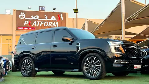 Nissan Patrol LE Platinum Twin Turbo 2025 | GCC Specs | original paint | under warranty