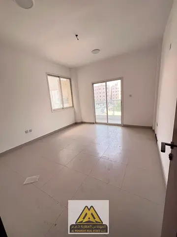 Apartment for Rent 1 Bedroom and Living Room First Tenant with Open View Balcony and Prime Location Second Row from Ajman Corniche