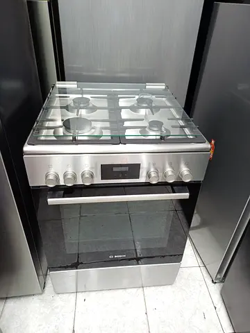 Bosch top gas + electric oven cooker 60x60cm
