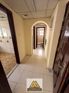 Annual 1-bedroom apartment for rent in Al Rumailah 1, Ajman. Spacious layout, separate living room,