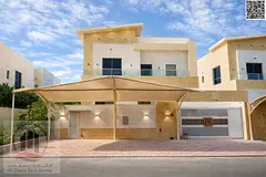 Villa for sale in the Al Yasmeen area, Ajman. Modern design featuring a ground floor, first floor, a