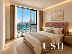 3BR + Maid | Full Burj Khalifa & Fountain Views | Higher Floor