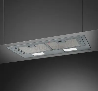 Smeg Built-in Integrated Kitchen Range Hood - Stainless Steel, Slim Design, 73cm