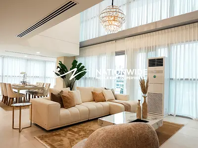 Classy 2BR+Maid | High Floor | Full Sea View