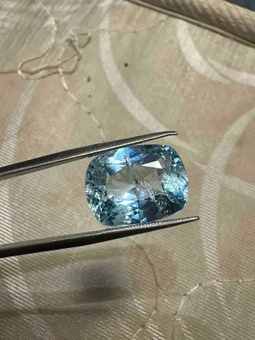 Aquamarine Light Blue Loose Gemstone