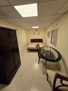 Furnished family room with seperate washroom and kitchen