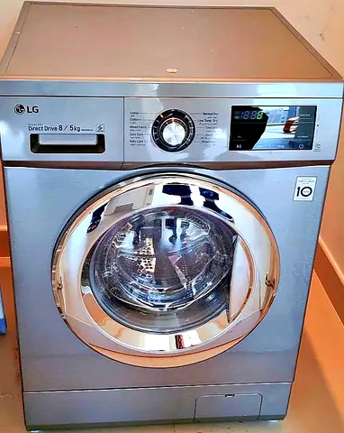 LG latest model Washing Machine 8kg / 5kg Dryer Combo - Silver, Working Condition