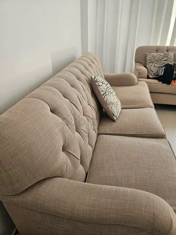 6-seater fabric sofa in good condition