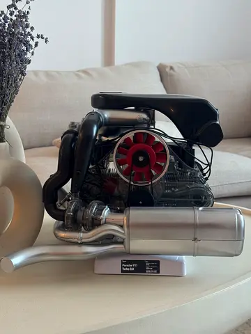 Porsche 911 Turbo 3.0 Engine Model Kit – Fully Assembled