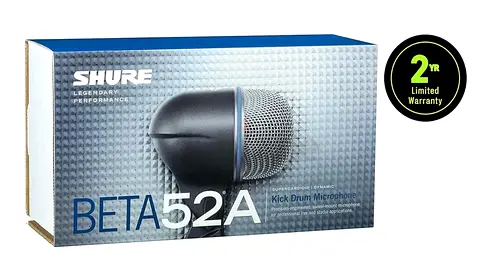 Shure BETA 52A, Cardioid Dynamic Kick Microphone