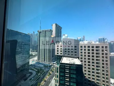 Ready for rent with Canal And Burjh Khalifa view