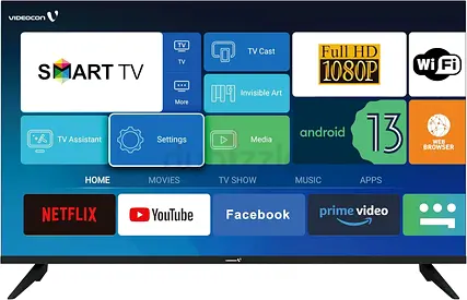 Videocon Smart LED TV - 43 inch Full HD (Android 13) - Good Condition