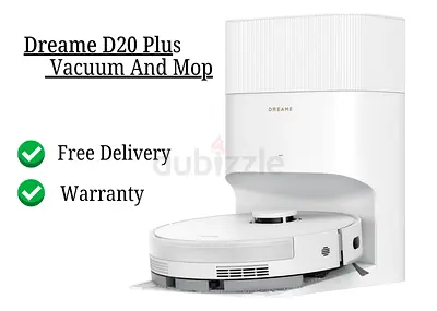Dreame D20 Plus Robot Vacuum and Mop | 13,000Pa Suction | Self-Emptying | Free Delivery | Warranty