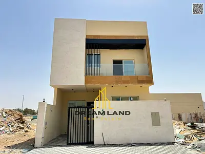 For sale, a townhouse in Al Zahya, land, first floor and roof, excellent location opposite the mosq